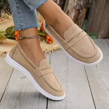 Осенние женские туфли на плоской подошве, новые повседневные туфли без застежек для женщин, прогулочная обувь, туфли на плоской подошве для активного отдыха, модные женские мокасины Zapatos 36
