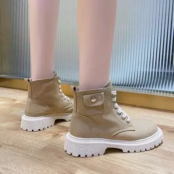 Осенние зимние ботинки женские новые дикие модные повседневные высокие парусиновые ботильоны для женщин zapatos de mujer женские кроссовки shoesdr5 35 чёрный