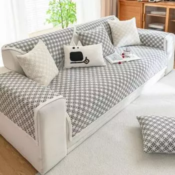 Осенний домашний чехол из шенилловой монеты с принтом Funda для дивана, нескользящий коврик для дивана, подушка для дивана, чехлы для дивана, коврик 70X70cm 1pc