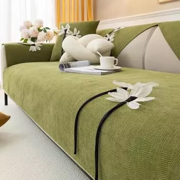 Осенний домашний нескользящий однотонный диван-подушка для дивана из шенилла чехол для дивана Funda Коврик для дивана Чехлы для дивана Коврик 70X70cm 1pc