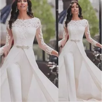 Осенний европейский и американский женский сексуальный кружевной комбинезон и ветровка 2019 года M белый