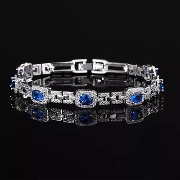 Осенний и зимний браслет, браслет, ювелирные изделия, премиум-класса, циркон, рубин, сапфир, свет, роскошь, мода, универсальная, женская