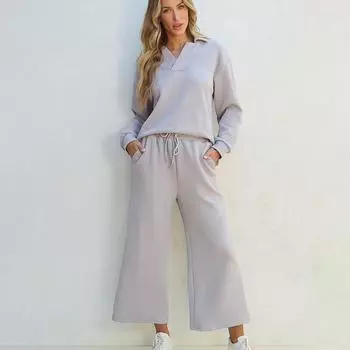 Осенний комплект из 2 предметов, женские модные элегантные комплекты брюк, женские повседневные наряды, комплект для бега, корейский спортивный костюм, спортивные костюмы XXL чёрный