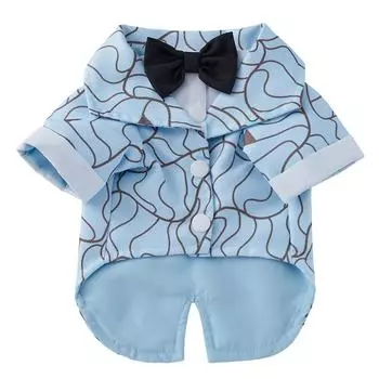 Осенний костюм для плюшевой собаки: Галстук и платье из полиэстера для мелких домашних животных M, LFXZ33