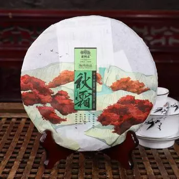 Осенний Мороз * 2016 Хайвань Пуэр Цю Шуан Шэнь Пуэр Пуэр Сырой чайный пирог 400г