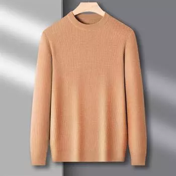 Осенний мужской круглый вырез новый трехмерный свитер осень-зима M