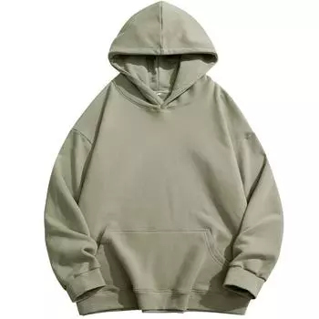 Осенний новый однотонный свитер с капюшоном для пары, модный свитер на плечо S