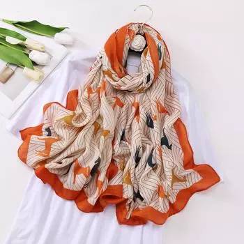 Осенний новый шарф, шаль, кондиционер, комната с принтом лошади, имитация хлопка и льна, длинный шарф, верхняя одежда, модный шелковый шарф Yangqi 180*90cm
