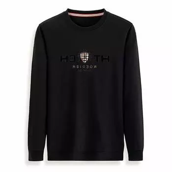 Осенний новый свитер, мужской свитер с круглым вырезом для молодежи и среднего возраста, простой пуловер для отдыха, мужская мужская рубашка с длинными рукавами M белый