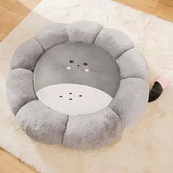 Осенний открытый кошачий наполнитель лепестки подсолнуха наполнитель кошачья подушка осенне-зимний теплый кошачий наполнитель товары для сна питомцев Grey Chinchilla