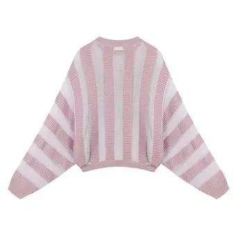 Осенний полупрозрачный пуловер с круглым вырезом, тонкий вязаный свитер Purple is suitable for more than 60.00kg All yards