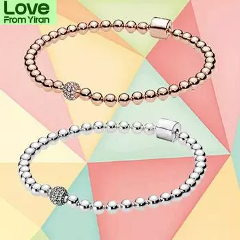 Осенний высококачественный новый романтический браслет из бисера Pave Series, оригинальная женская мода, роскошные ювелирные изделия, рекомендация 21cm