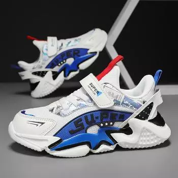 Осенний взрыв нескользящие дышащие одноклассники удобные папины туфли студенческие спортивные баскетбольные туфли для мальчиков среднего и старшего возраста повседневная обувь 30