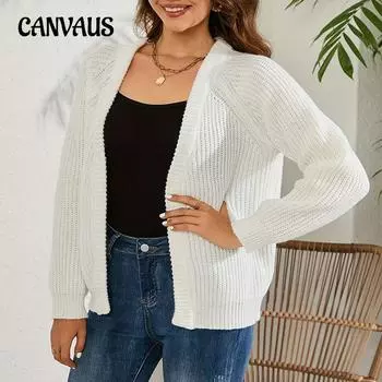 Осенний женский кардиган однотонный свитер женская куртка вязаный свитер кардиган