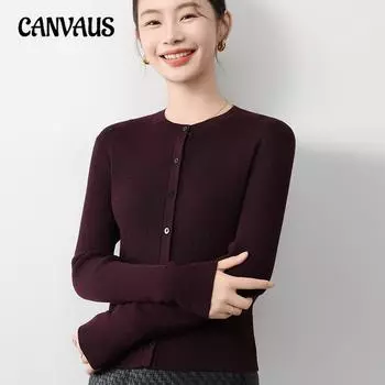 Осенний женский вязаный свитер с круглым вырезом, кардиган, свитер M серый