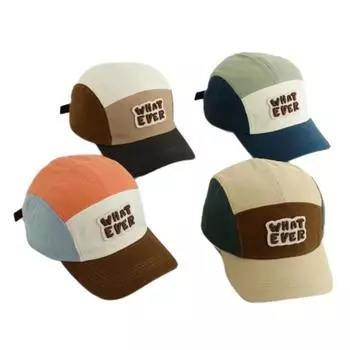 Осенняя детская шапка из хлопка в стиле пэчворк, цветная детская шапка для девочек и мальчиков, аксессуары, модные спортивные детские шляпы от солнца, От 2 до 8 лет