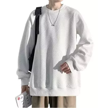 Осенняя длинная большая большая ежик и зимняя [Poperdision] толстовка, мужская, одежда, рукав, парка, свободная, размер, футболка, крутая, силуэт, стильная,