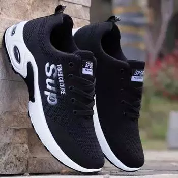 Осенняя дышащая мужская обувь Fly-woven, модная обувь, обувь на воздушной подушке, спортивная повседневная обувь для бега 39