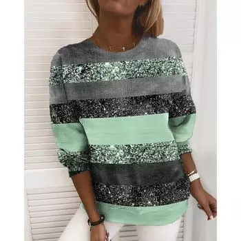 Осенняя галактика 3D принт длинные рукава женские толстовки уличная женская толстовка модные толстовки пуловеры свободная женская одежда S