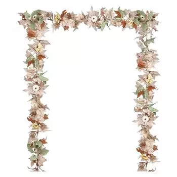 Осенняя гирлянда из кленовых листьев, подвесная гирлянда из лозы, искусственная осенняя листва, гирлянда, декор для дома, свадьбы, камина, вечеринки