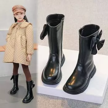 осенняя и зимняя обувь хлопковые сапоги с бабочкой 26