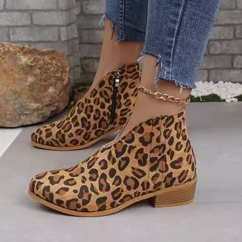 Осенняя и зимняя обувь. Женские ботинки и туфли больших размеров с острым толстым каблуком и толстой подошвой. 35 чёрный