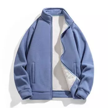 Осенняя и зимняя одежда для активного отдыха из флиса, мужская и женская термосвитер, флисовая утолщенная флисовая куртка для пары M