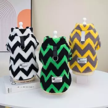 Осенняя и зимняя одежда из хлопка для собак мелких пород XL (8-12 lbs)