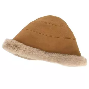 Осенняя и зимняя толстая плюшевая шапка для женщин, а также бархатная панама, загнутый край для защиты от холода, элегантная ветрозащитная и теплая монгольская защита ушей