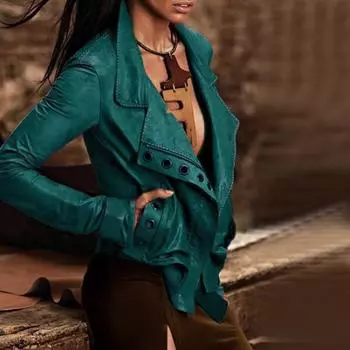 Осенняя и зимняя женская одежда Новые европейские и американские топы Длинные рукава Короткие стили S жёлтый