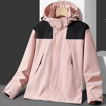 Осенняя куртка мужская и женская ветрозащитная водонепроницаемая куртка для пары альпинистский костюм спортивная куртка в цвете XS