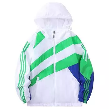 Осенняя куртка с капюшоном в тон цвета, мужская модная брендовая универсальная повседневная куртка, мужское пальто, мужская одежда M белый