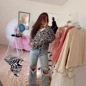 Осенняя куртка-толстовка с принтом в стиле вестерн 2024 года для европейских и американских охотников Large