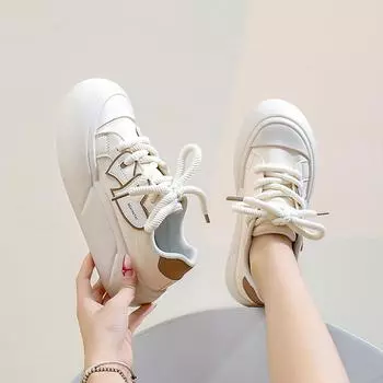 Осенняя легкая обувь Новые женские студенческие спортивные туфли с подъёмным дном Повседневная женская обувь 35 чёрный