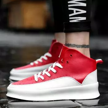 Осенняя модная обувь, тренд, все подходящие кроссовки для мужчин, толстые подошвы, увеличивают индивидуальность мужской обуви, повседневная обувь 42