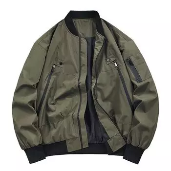 Осенняя мужская функциональная куртка, куртка для активного отдыха, мужская тонкая водонепроницаемая ветровка M серый