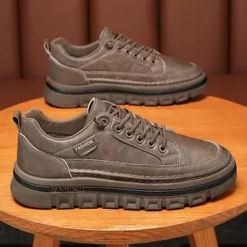 Осенняя мужская обувь, дышащая водонепроницаемая обувь для шеф-повара, мужская модная универсальная нескользящая спортивная повседневная обувь 39