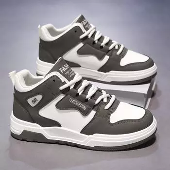 Осенняя мужская обувь, новые дышащие высокие туфли, мужская корейская версия, модная универсальная спортивная обувь на платформе, повседневная обувь для сноуборда, модная обувь 39