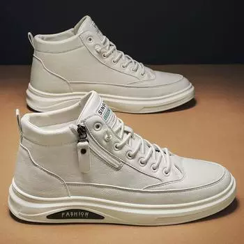 Осенняя мужская обувь Повседневная мужская обувь Вся мужская повседневная обувь Весенние и осенние туфли-бордовые туфли белого цвета Модная обувь 39 чёрный