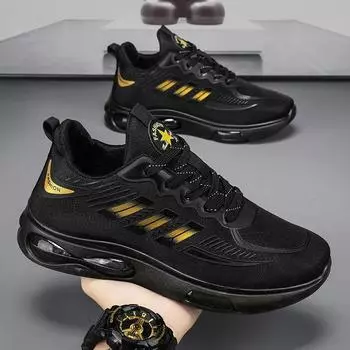 Осенняя мужская обувь, уличная новая мужская обувь, модные кроссовки, удобная дышащая модная обувь с мягкой подошвой, уличная мужская обувь 39