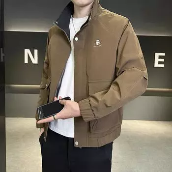 Осенняя мужская повседневная куртка Tooling, куртка, свободная повседневная спортивная куртка M