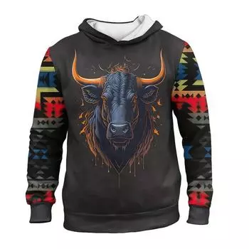 Осенняя мужская толстовка с капюшоном, повседневный свитер с длинным рукавом, топ с принтом Harajuku, модная уличная одежда, винтажная мужская толстовка с капюшоном большого размера S