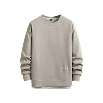 Осенняя мужская толстовка, зимняя толстовка с круглым вырезом, вафельная толстовка, мужская повседневная красивая спортивная одежда, пуловеры с длинным рукавом M