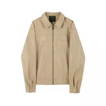 Осенняя новая кожаная куртка мужская облегающая одежда корейский стиль красивая молодежная кожаная куртка мотоциклетная куртка M