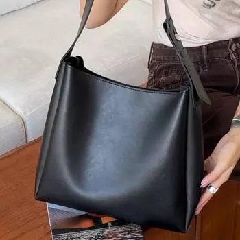 Осенняя новая модная большая вместительная сумка-тоут для матери и ребенка, комплект из двух предметов, сумка на плечо для женщин 29cm*31cm*29cm белый