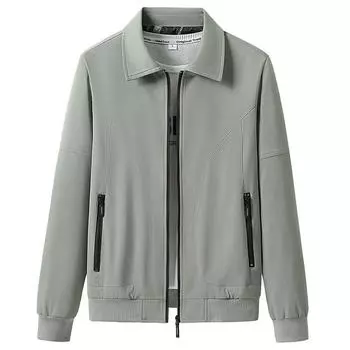 Осенняя новая модная молодежная универсальная повседневная куртка мужская кожаная куртка мужская японская модная брендовая мужская куртка M