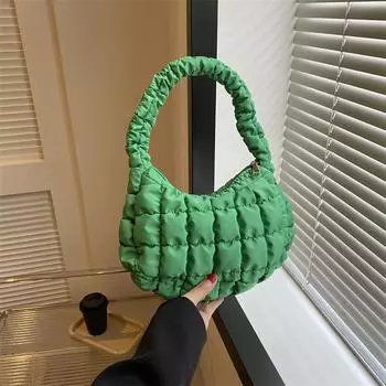 Осенняя новая модная повседневная сумка женская ретро-индивидуальная маленькая квадратная сумка нишевая трендовая сумка подмышкой