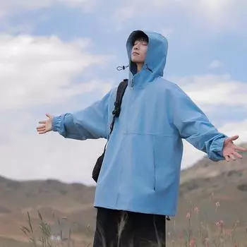 Осенняя новая модная тенденция для пары, куртка, модная куртка для активного отдыха S