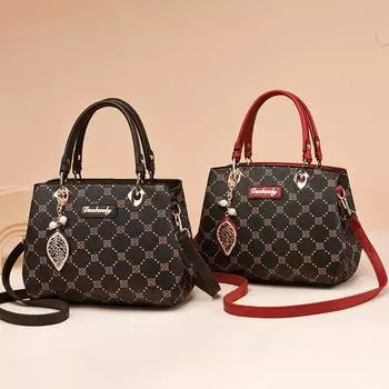 Осенняя новая модная тенденция женская сумка большая вместимость печать женская сумка через плечо женская мода сумки через плечо сумка-тоут