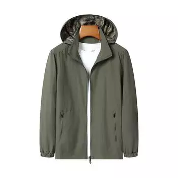 Осенняя новая мужская повседневная легкая куртка из дышащей сетки M